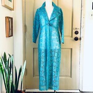 1970’s Lace Duster/Coverup.